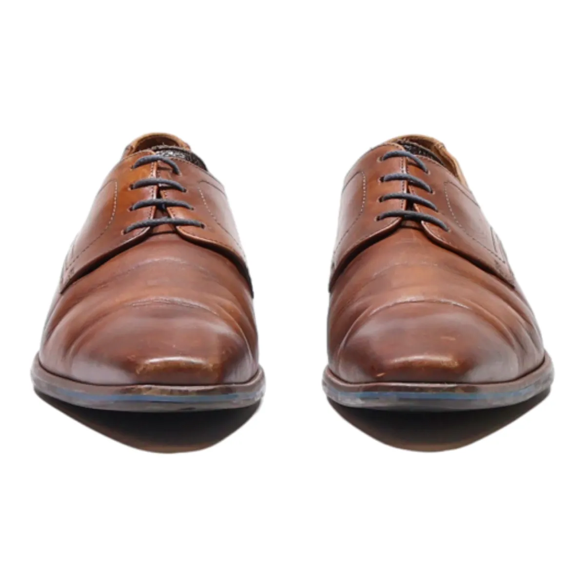 HENRI LLOYD Oxford Shoes Brown Leather Mens UK 8.5