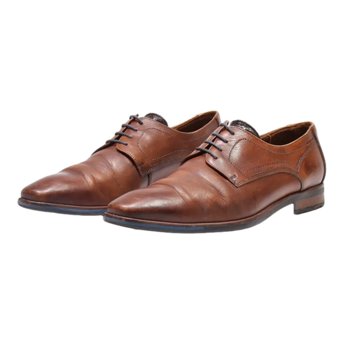 HENRI LLOYD Oxford Shoes Brown Leather Mens UK 8.5