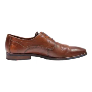 HENRI LLOYD Oxford Shoes Brown Leather Mens UK 8.5