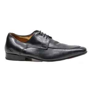 HEYRAUD Oxford Shoes Black Leather Mens UK 6.5