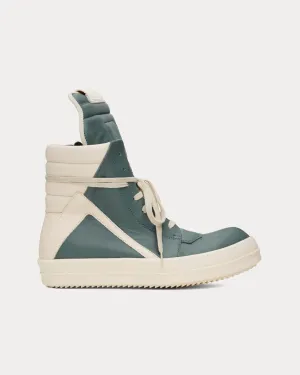 Hollywood Geobasket Leather Mouthwash / Milk / Milk High Top Sneakers