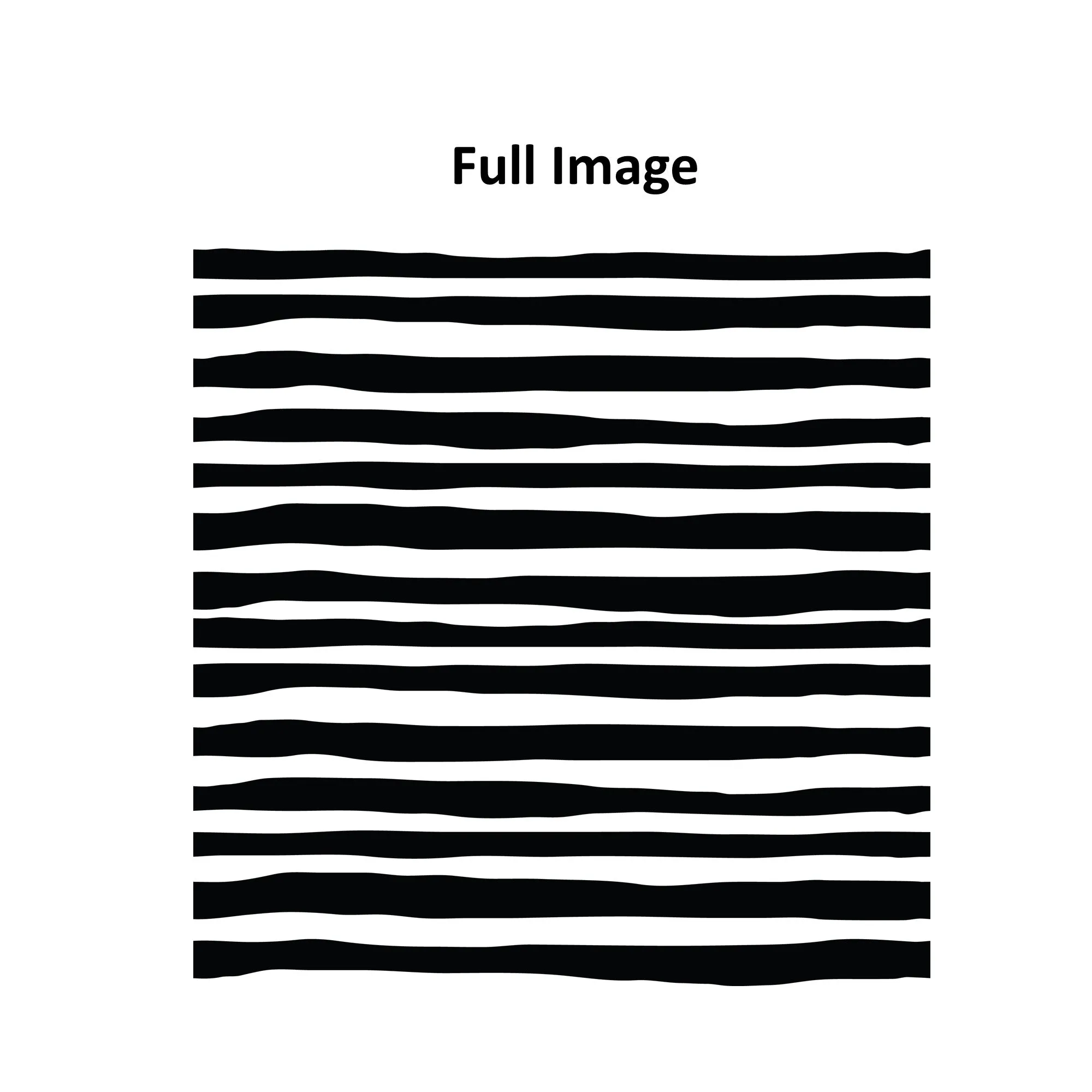 Horizontal Bold Striped Window Roman Shade