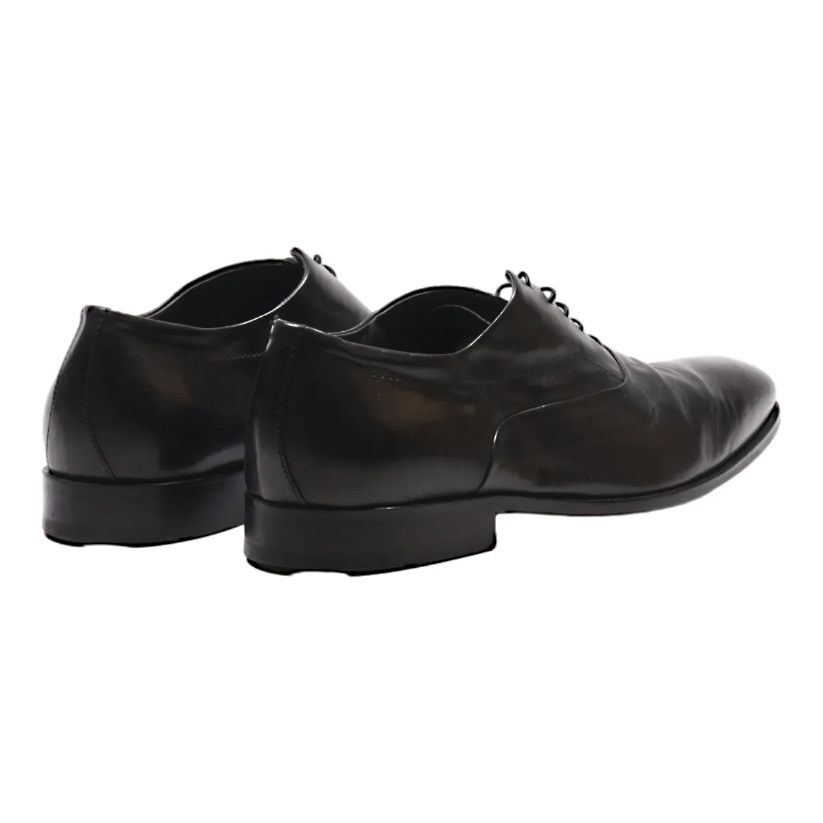 HUGO BOSS Oxford Shoes Black Leather Mens UK 6