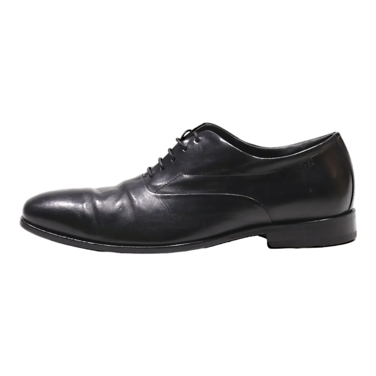 HUGO BOSS Oxford Shoes Black Leather Mens UK 6