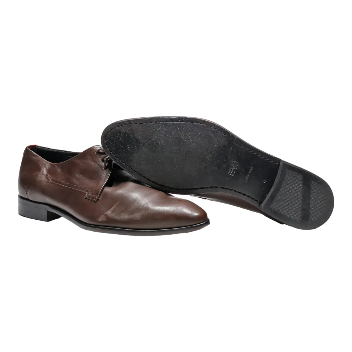 HUGO Oxford Shoes Brown Leather Mens UK 9