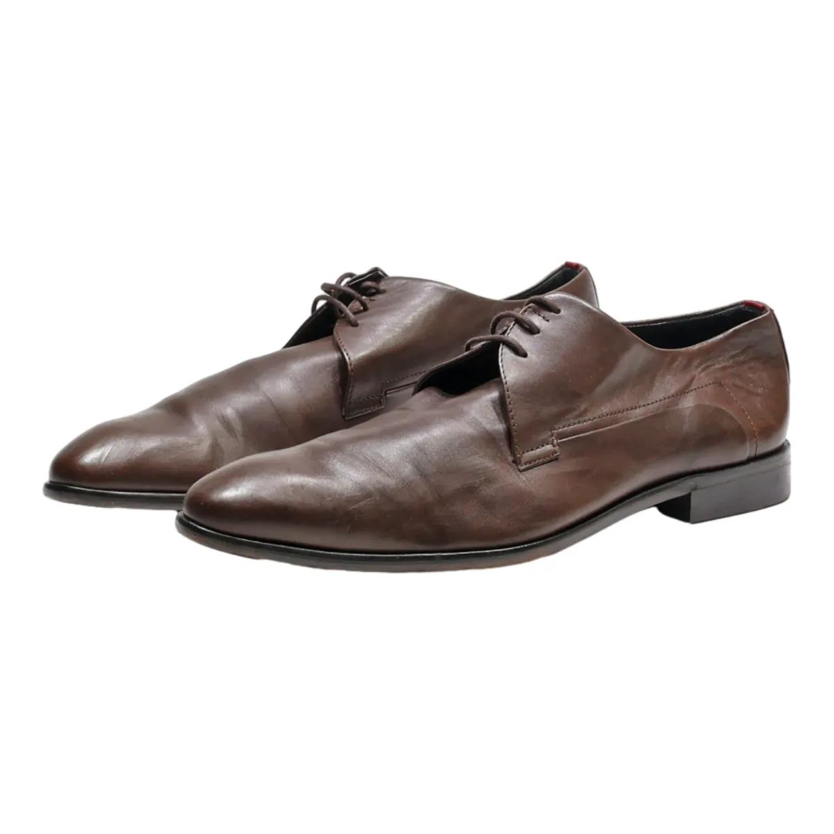 HUGO Oxford Shoes Brown Leather Mens UK 9
