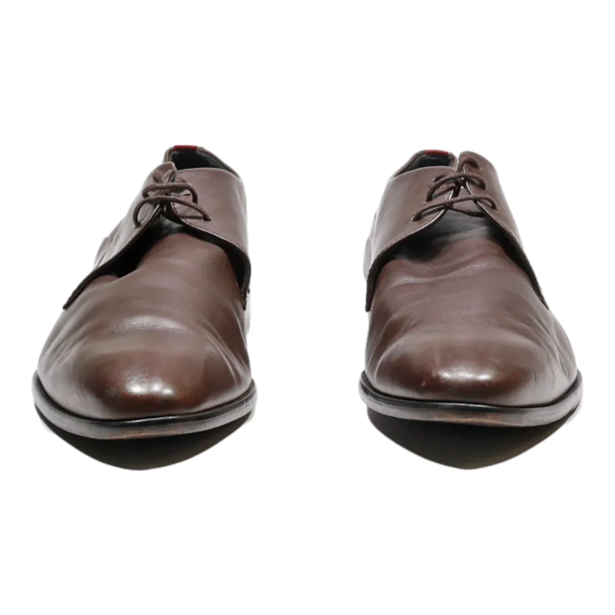 HUGO Oxford Shoes Brown Leather Mens UK 9