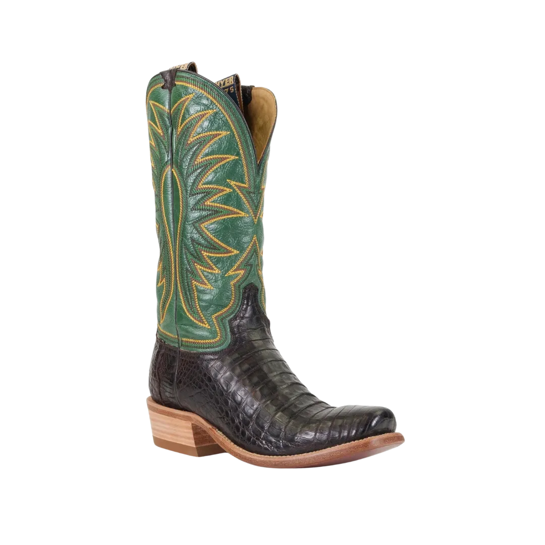 Hyer Men's Spearville Coffee Grass Square Toe Cowboy Boot