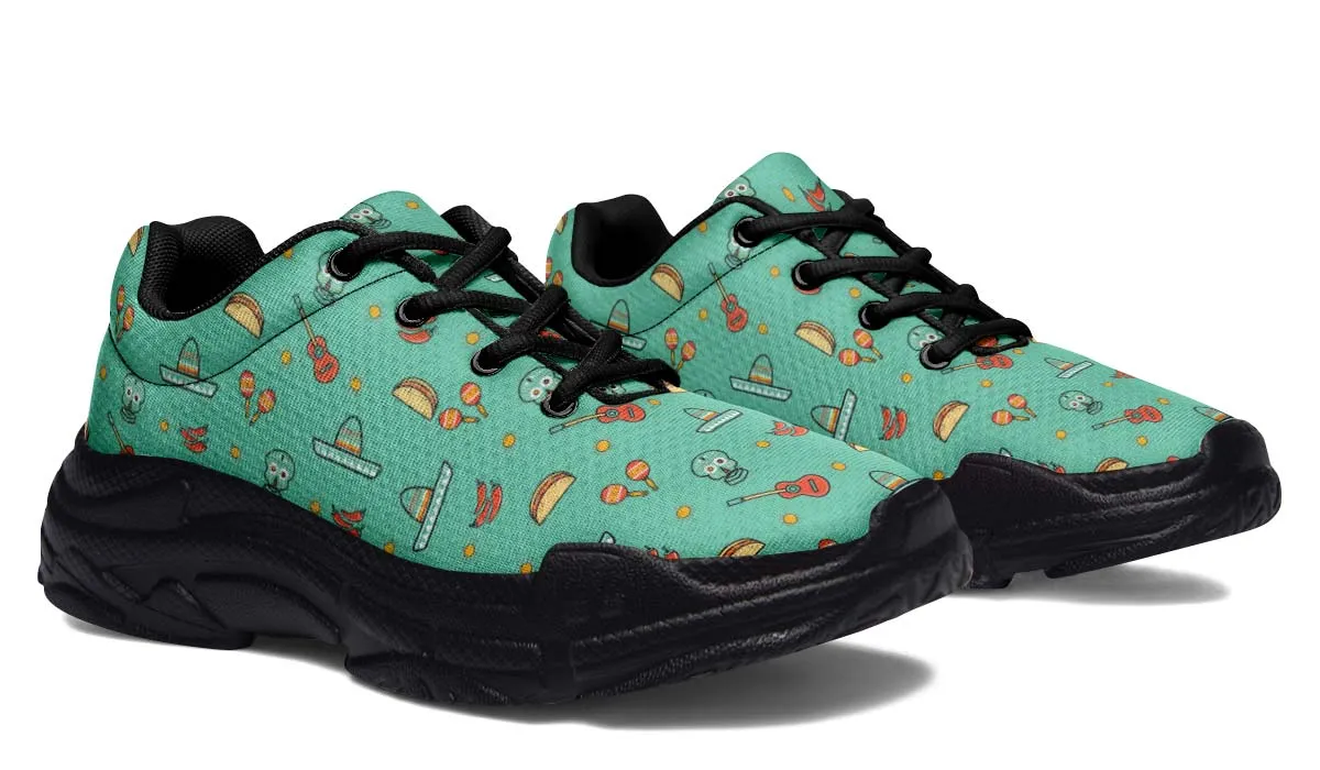 I Love Mexico Chunky Sneakers