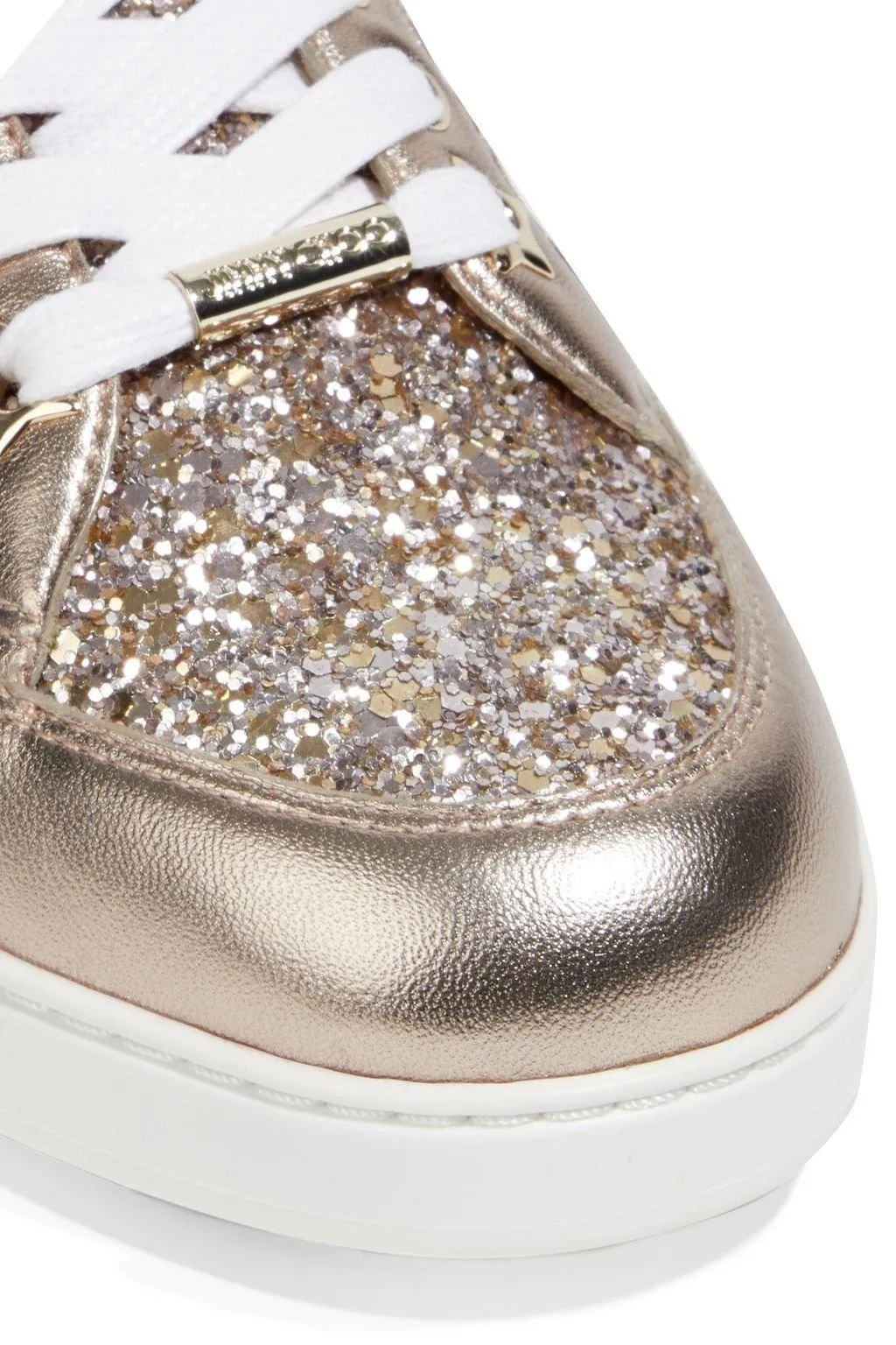 Jimmy Choo Roze Leren Miami Sneakers