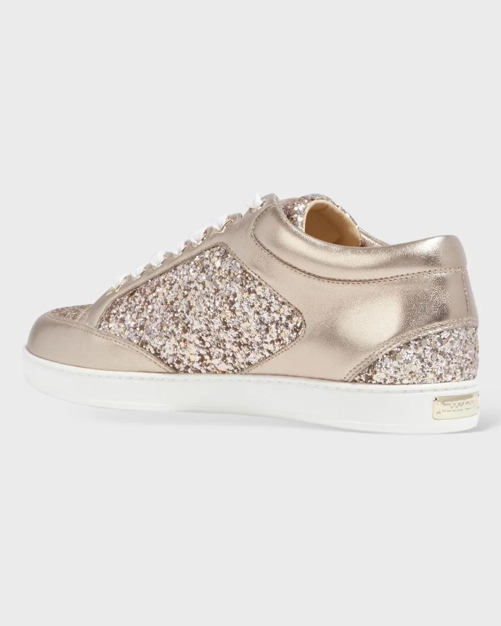 Jimmy Choo Roze Leren Miami Sneakers