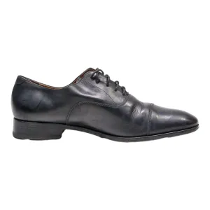 JOHN MAC GRAY Oxford Shoes Black Leather Mens UK 9