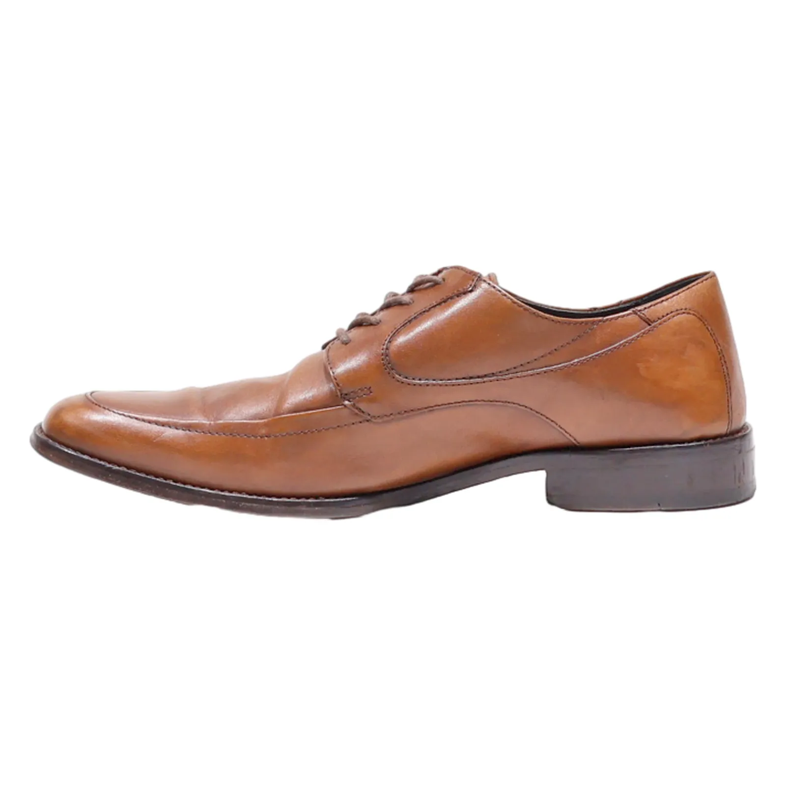 JOHNSTON & MURPHY Oxford Shoes Brown Leather Mens UK 9.5
