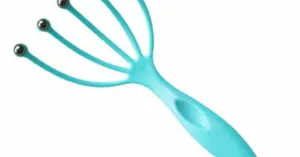 K Kudos Scalp Massager Head Massage with 5 Stainless Steel Roller for Stress Relax (Random color)