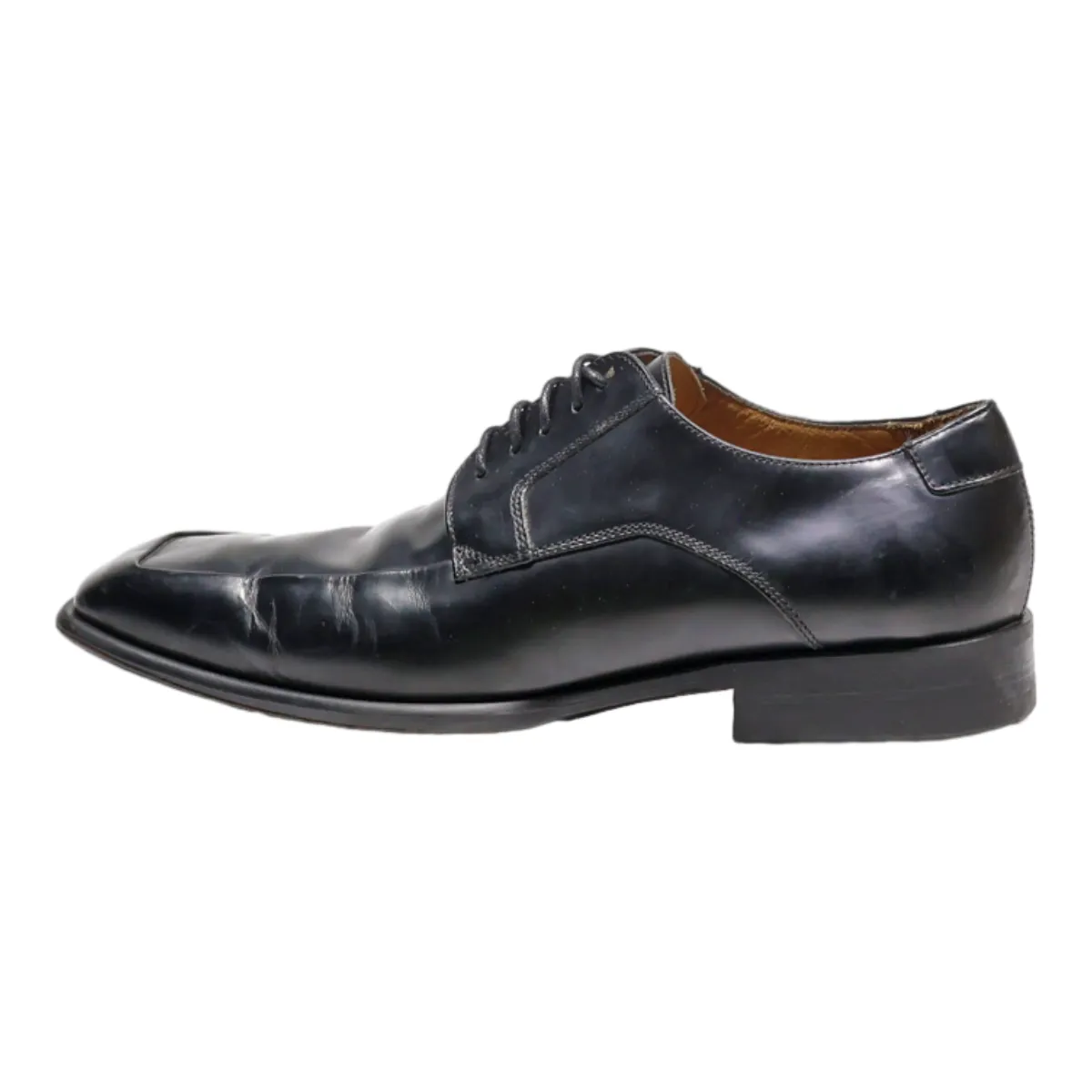 KENNETH COLE Oxford Shoes Black Leather Mens UK 9.5