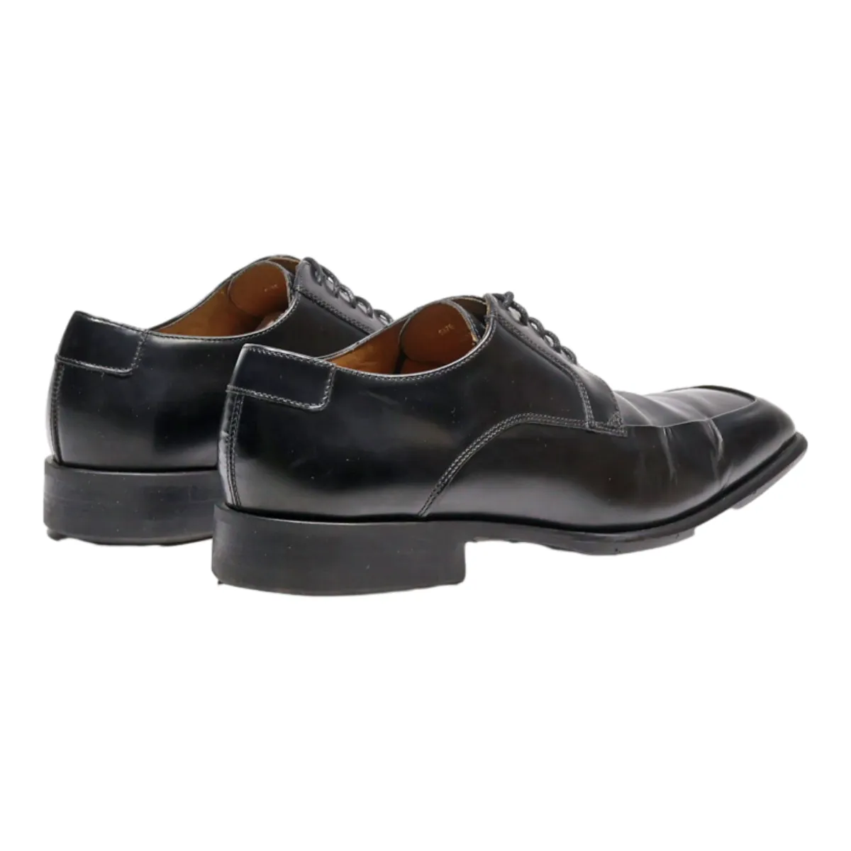 KENNETH COLE Oxford Shoes Black Leather Mens UK 9.5