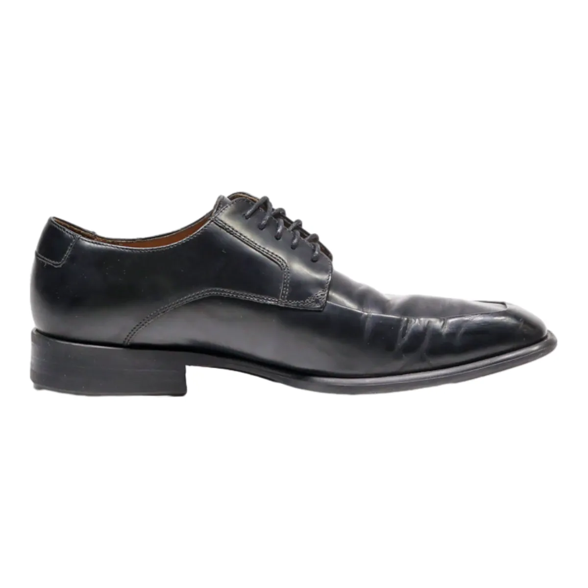 KENNETH COLE Oxford Shoes Black Leather Mens UK 9.5
