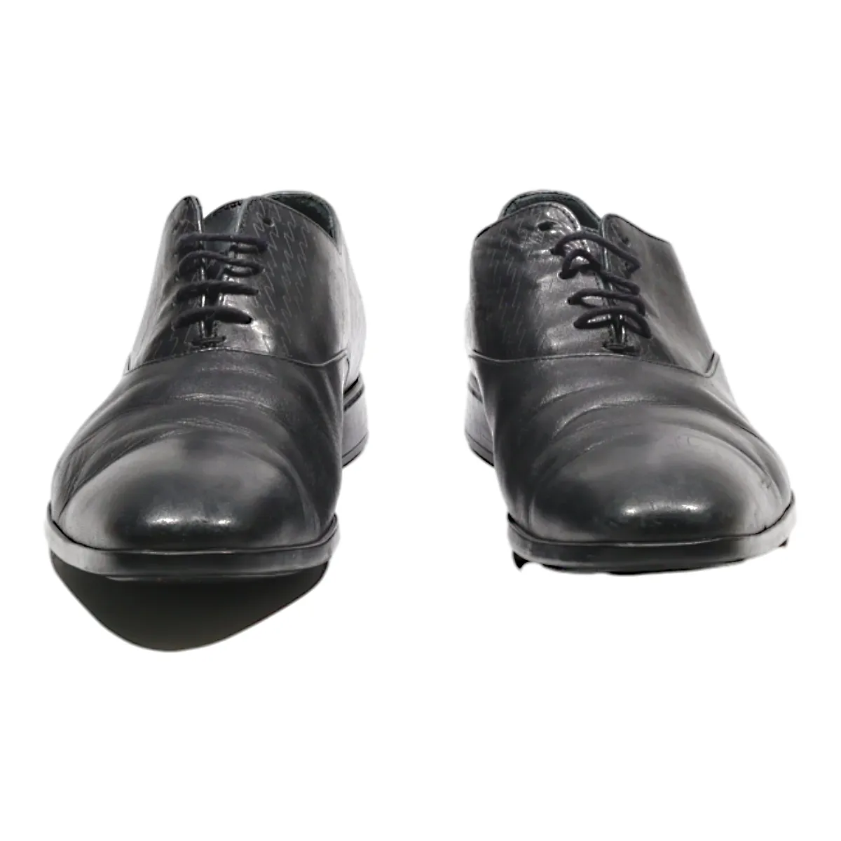 KENZO Oxford Shoes Black Leather Mens UK 6