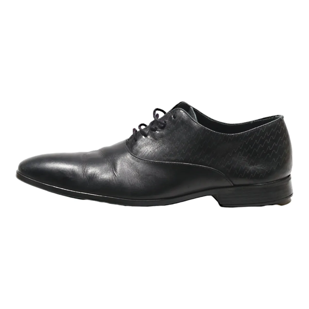 KENZO Oxford Shoes Black Leather Mens UK 6
