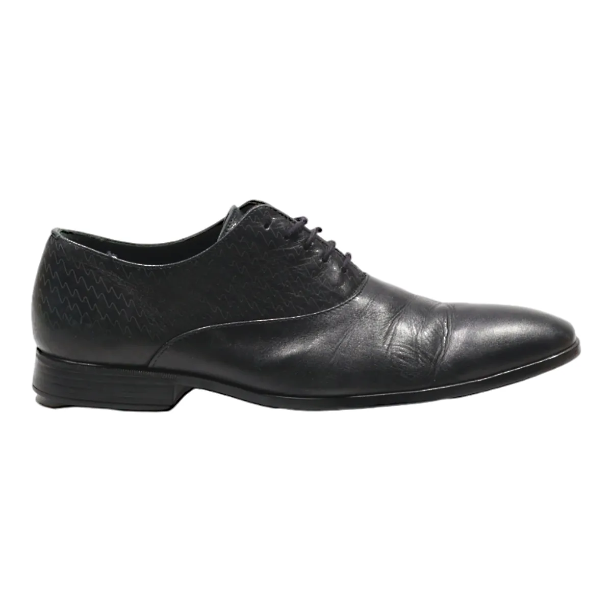 KENZO Oxford Shoes Black Leather Mens UK 6