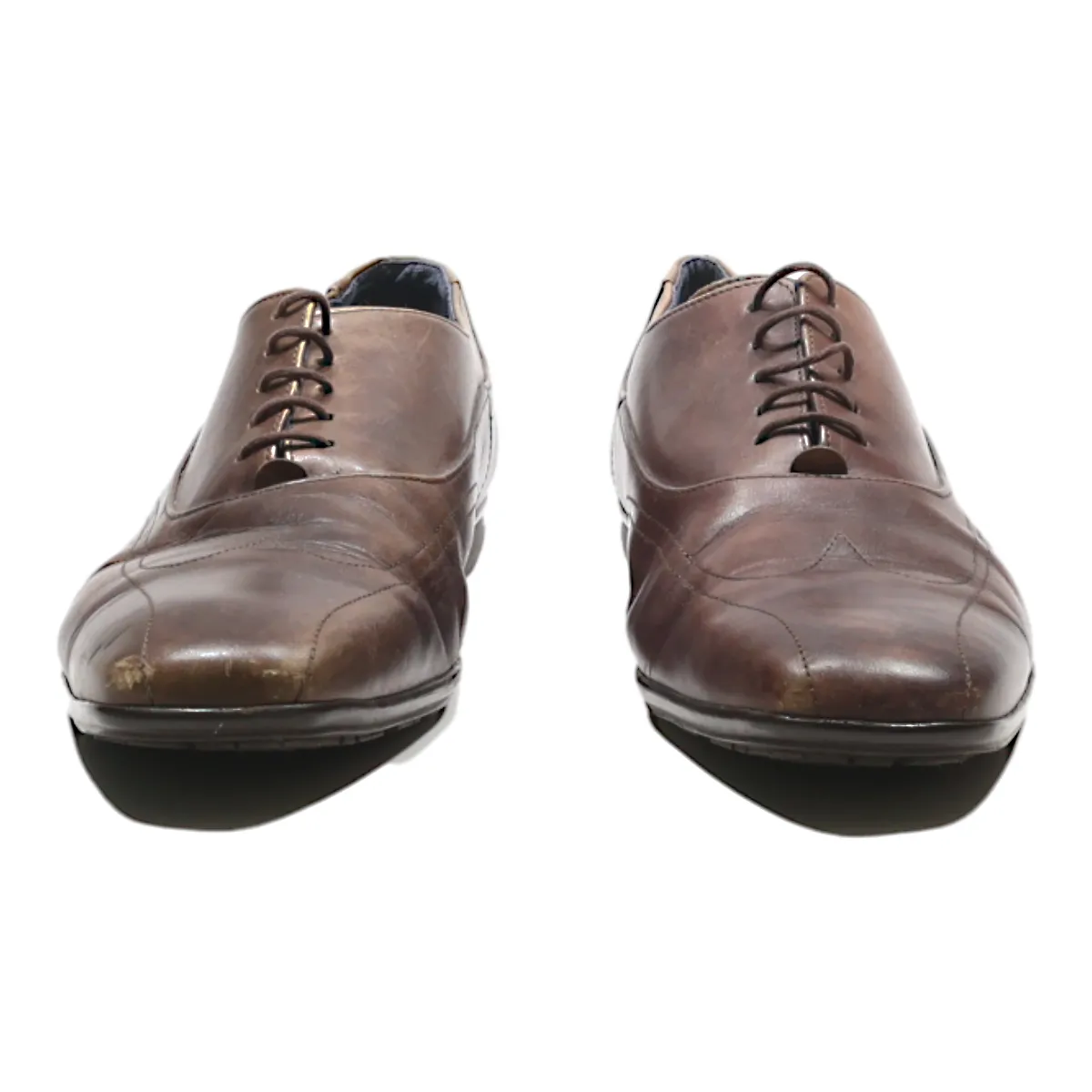 KENZO Oxford Shoes Brown Leather Mens UK 8