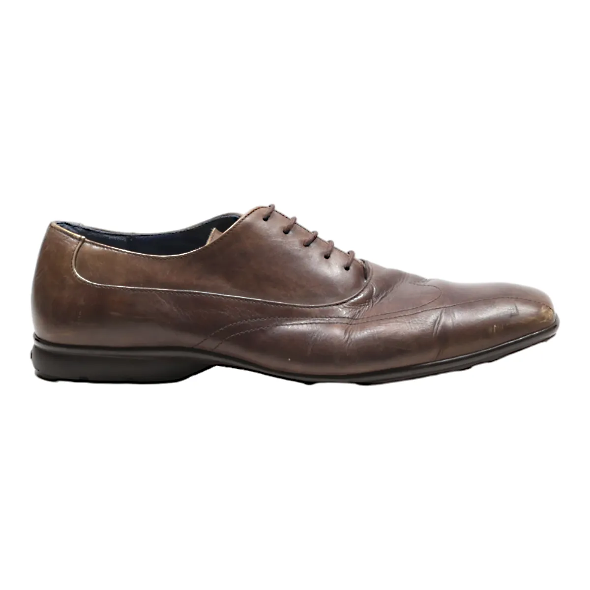 KENZO Oxford Shoes Brown Leather Mens UK 8