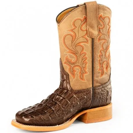 Kids Cowboy Boots- Anderson Bean Chocolate Nile HPK1070 K1070