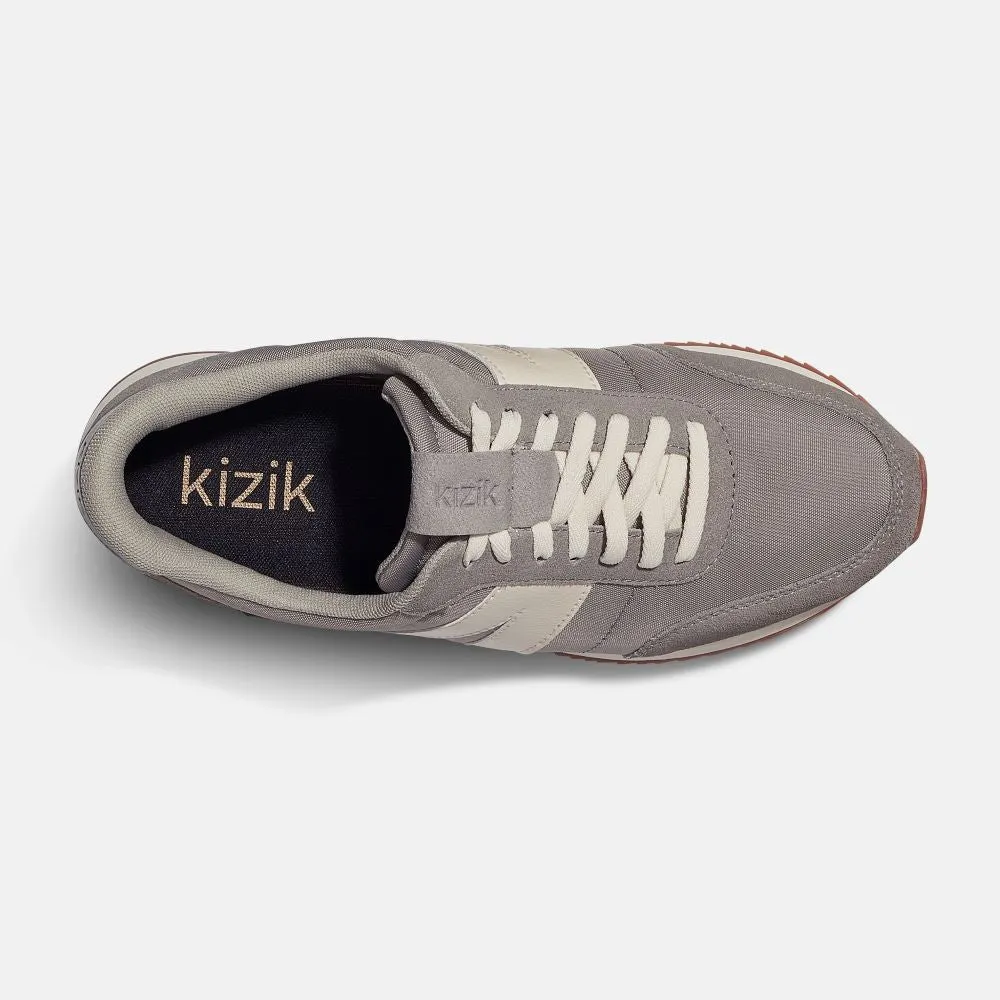 'KIZIK' Unisex Milan Nylon Sneaker - Granite