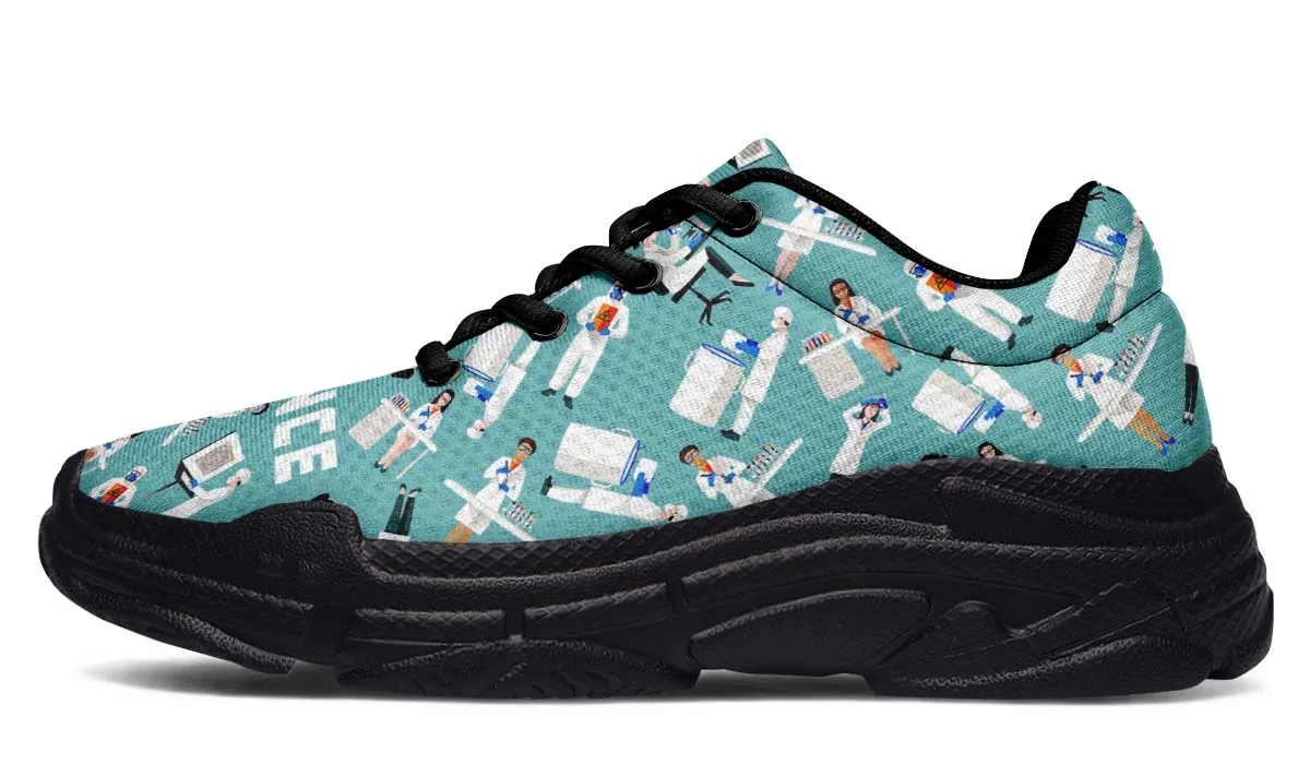 Lab Coat Chunky Sneakers