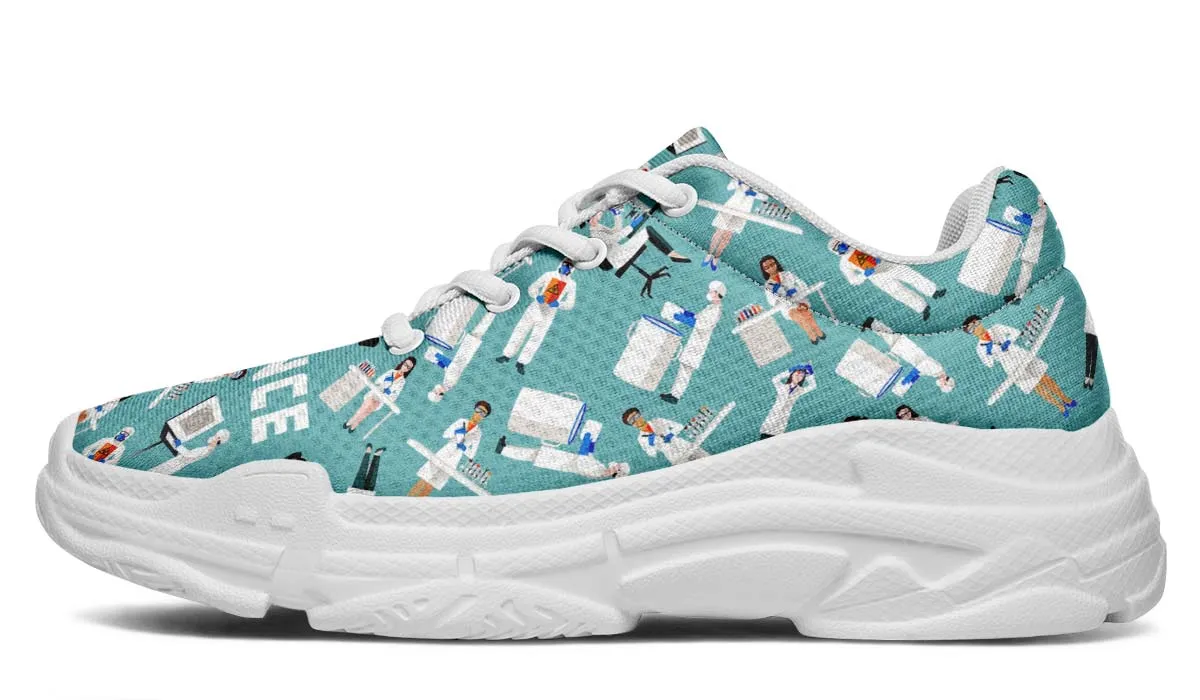 Lab Coat Chunky Sneakers