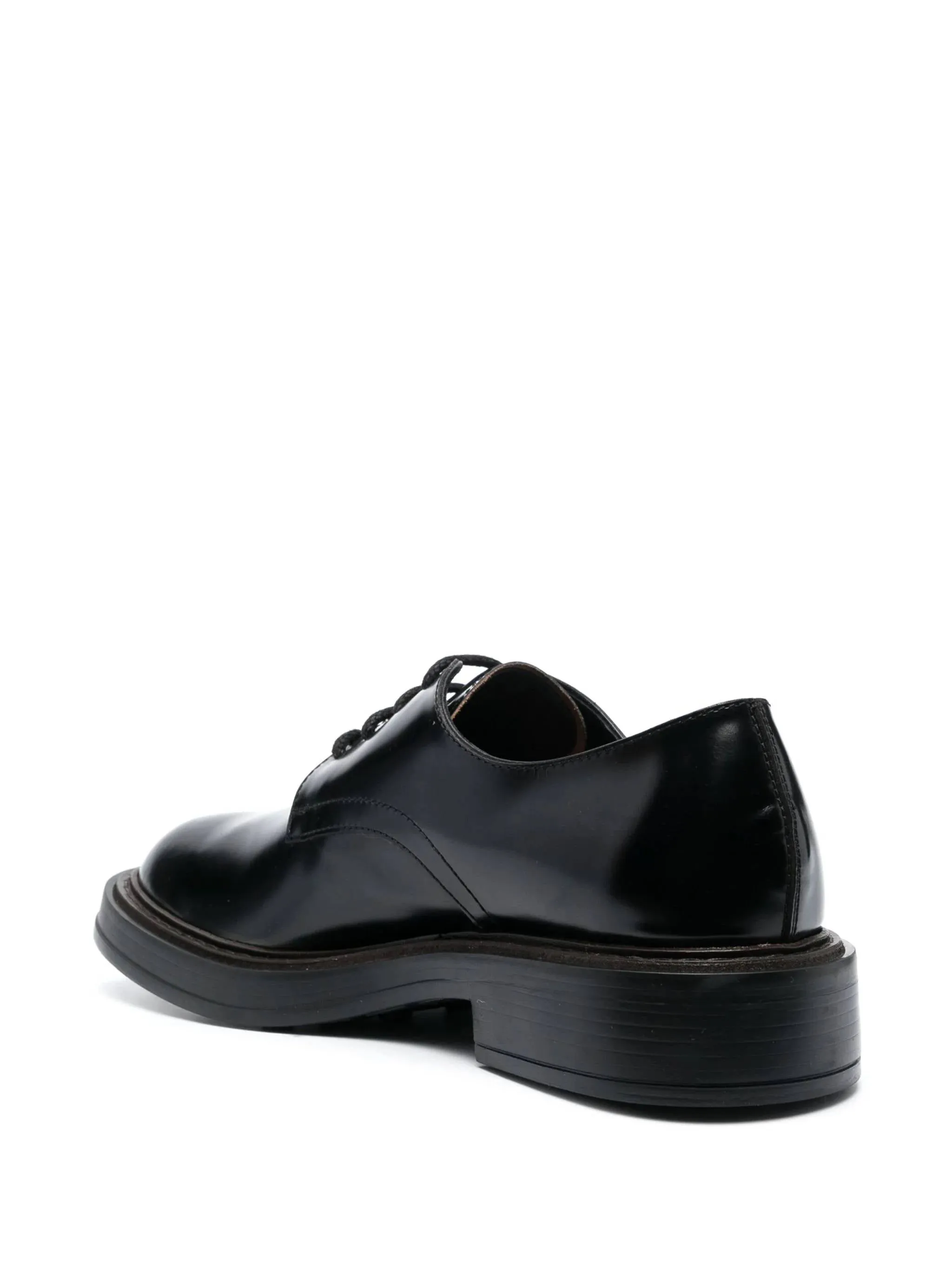 lace-up leather oxford shoes