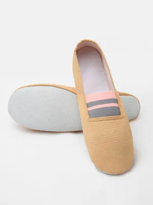 Leather Sole Canvas Camouflage Dance Shoes Ballet Exercise Shoes