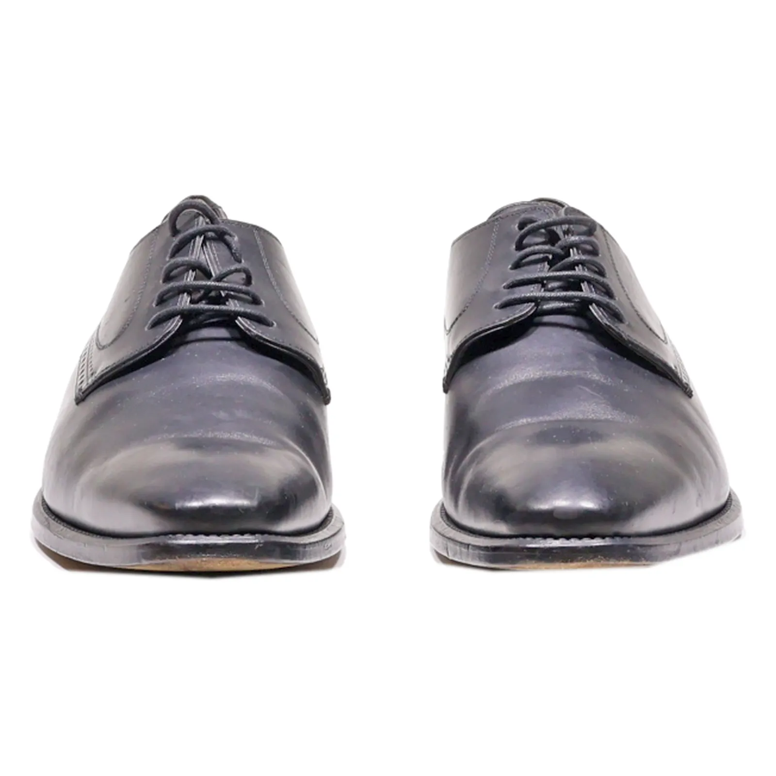 LLOYD Oxford Shoes Black Leather Mens UK 9