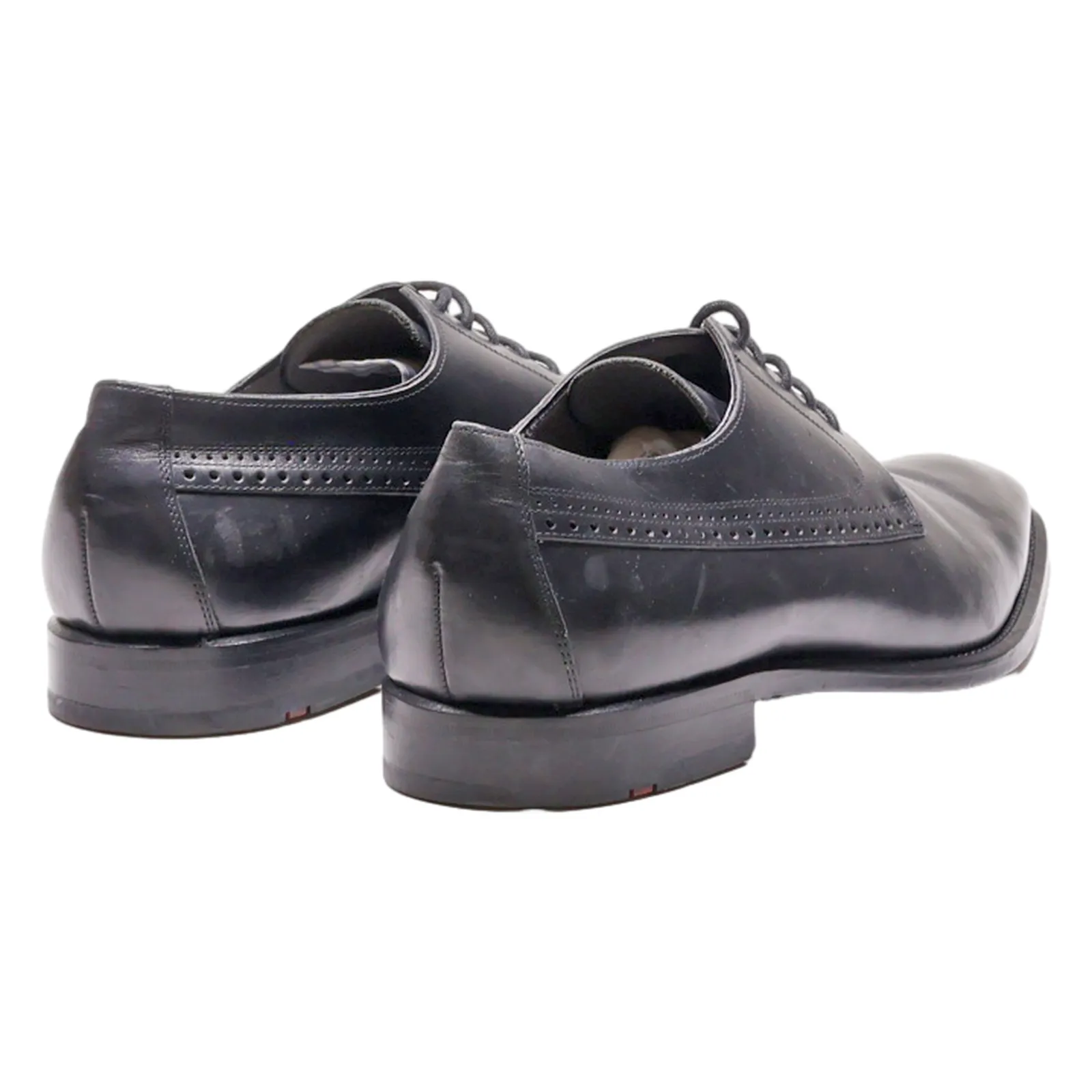 LLOYD Oxford Shoes Black Leather Mens UK 9