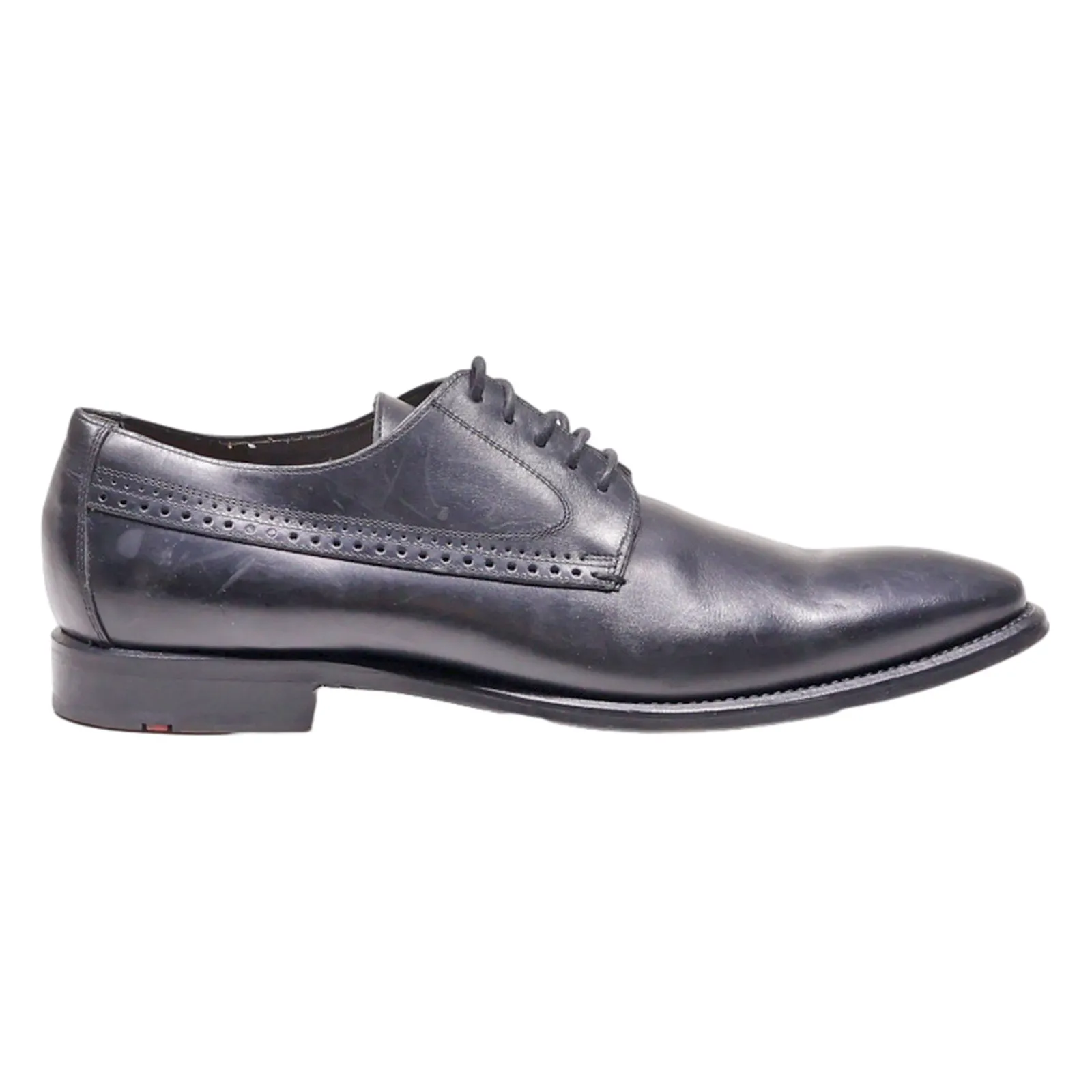 LLOYD Oxford Shoes Black Leather Mens UK 9