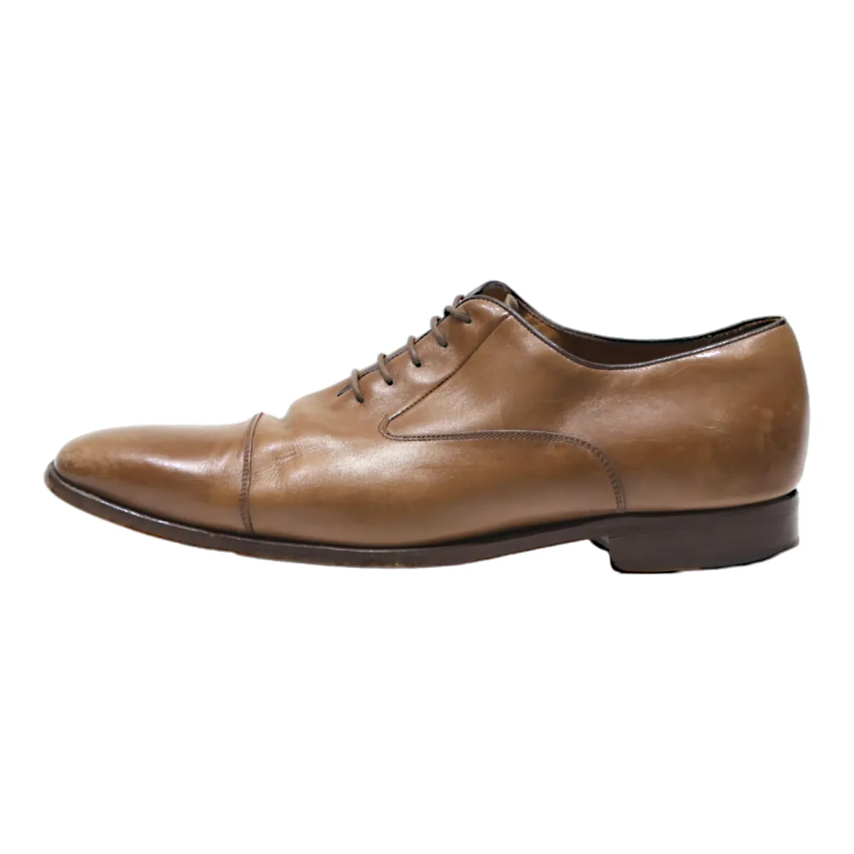 LODING Oxford Shoes Brown Leather Mens UK 9.5