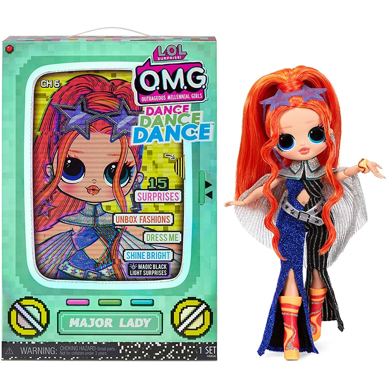 L.O.L. Surprise Omg Dance Doll Major Lady Age 3Y 