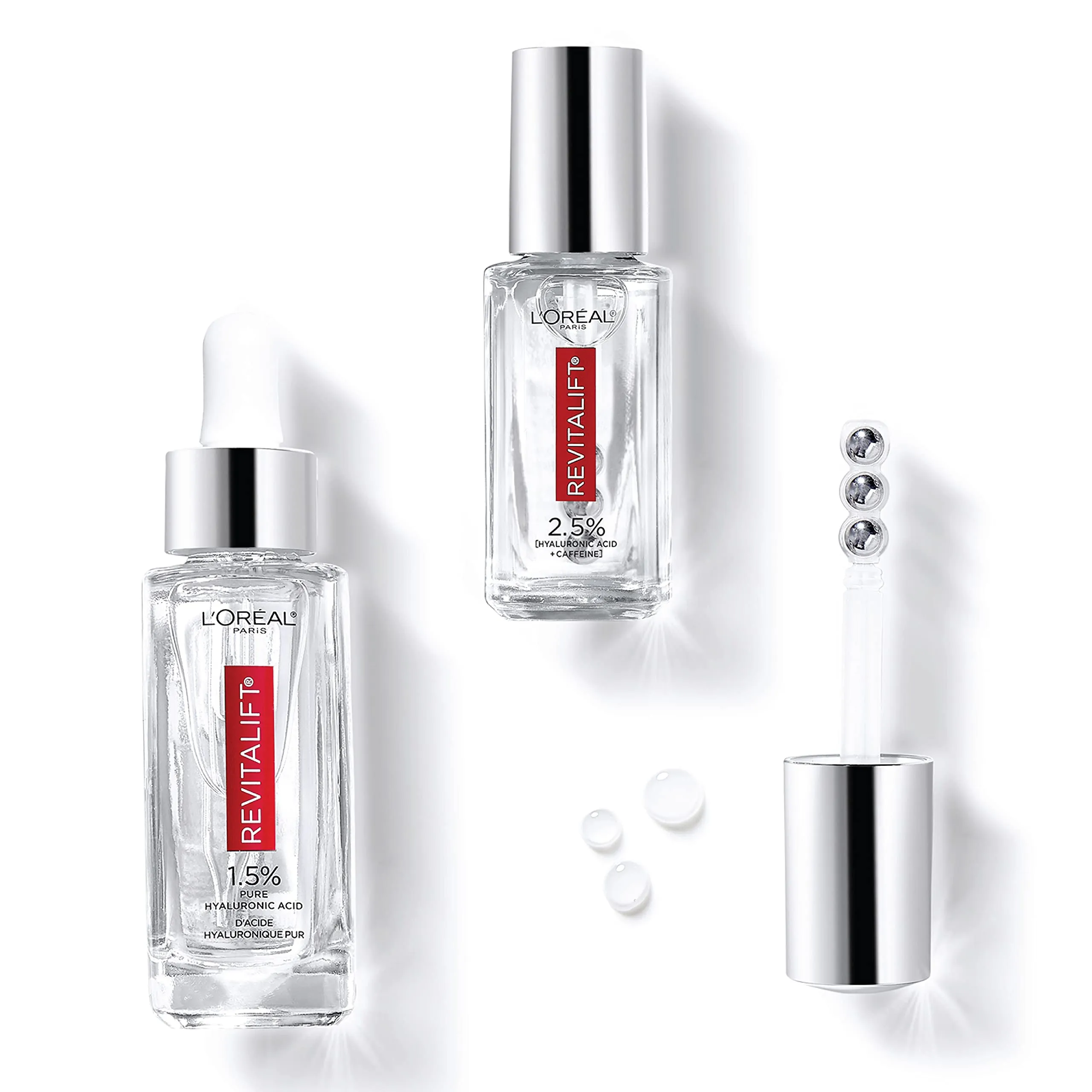 L'Oreal Paris Revitalift Hyaluronic Acid   Caffeine Hydrating Eye Serum with Anti-Aging Moisturizer Sample