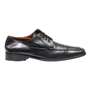 LUCA CONTI Oxford Shoes Black Leather Mens UK 7.5