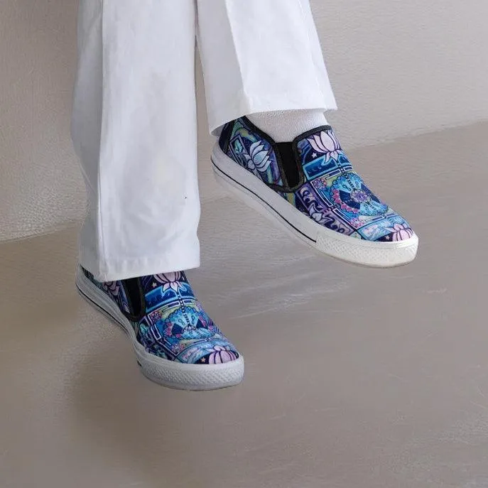 Mandala Slip-on White