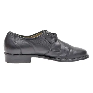 MARCUS Oxford Shoes Black Leather Mens UK 8