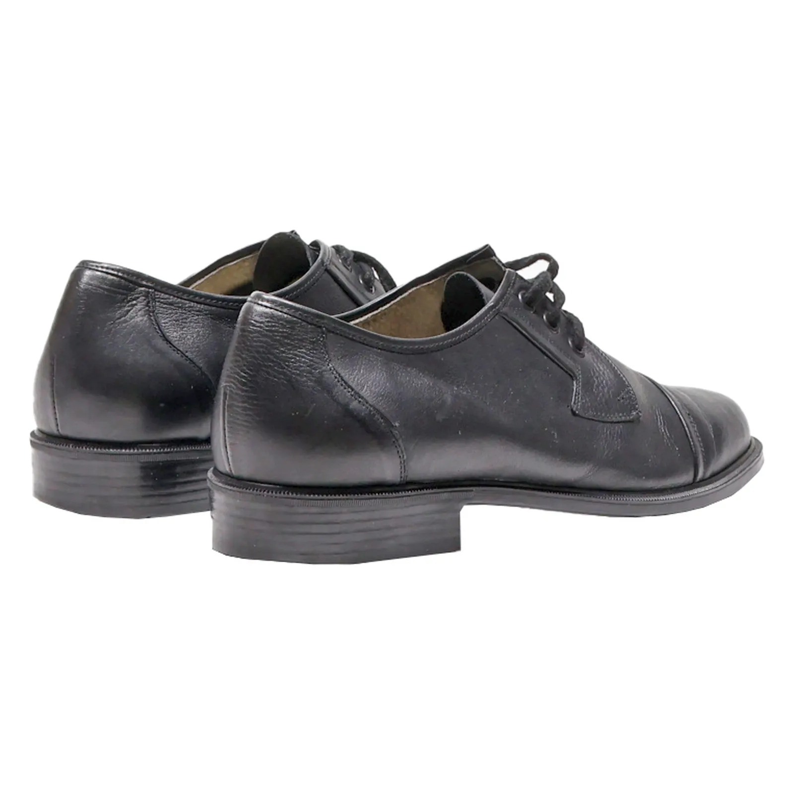 MARCUS Oxford Shoes Black Leather Mens UK 8