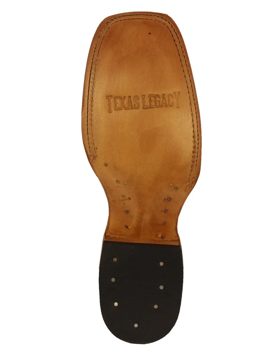 Mens Brown Western  Cowboy Boots Real Leather - Rodeo Toe