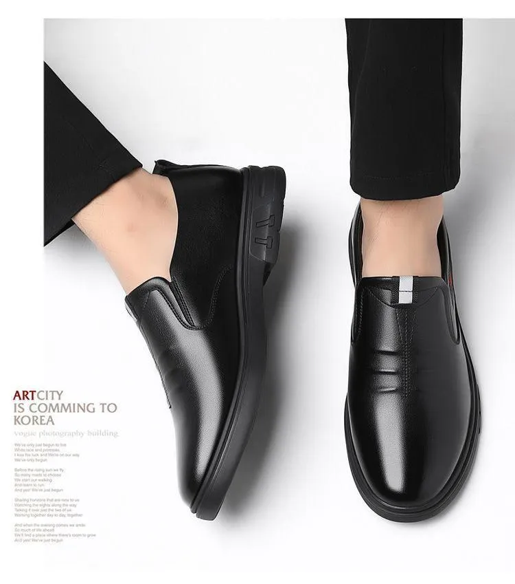 Men's Casual Soft Sole Breathable Business Leather Shoes
