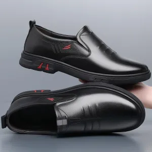 Men's Casual Soft Sole Breathable Business Leather Shoes