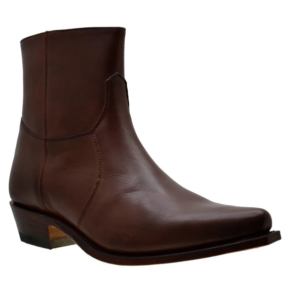 Men's Cowboy Boots Sendra 5200C Brown Leather Cuban Heel last pair size 40