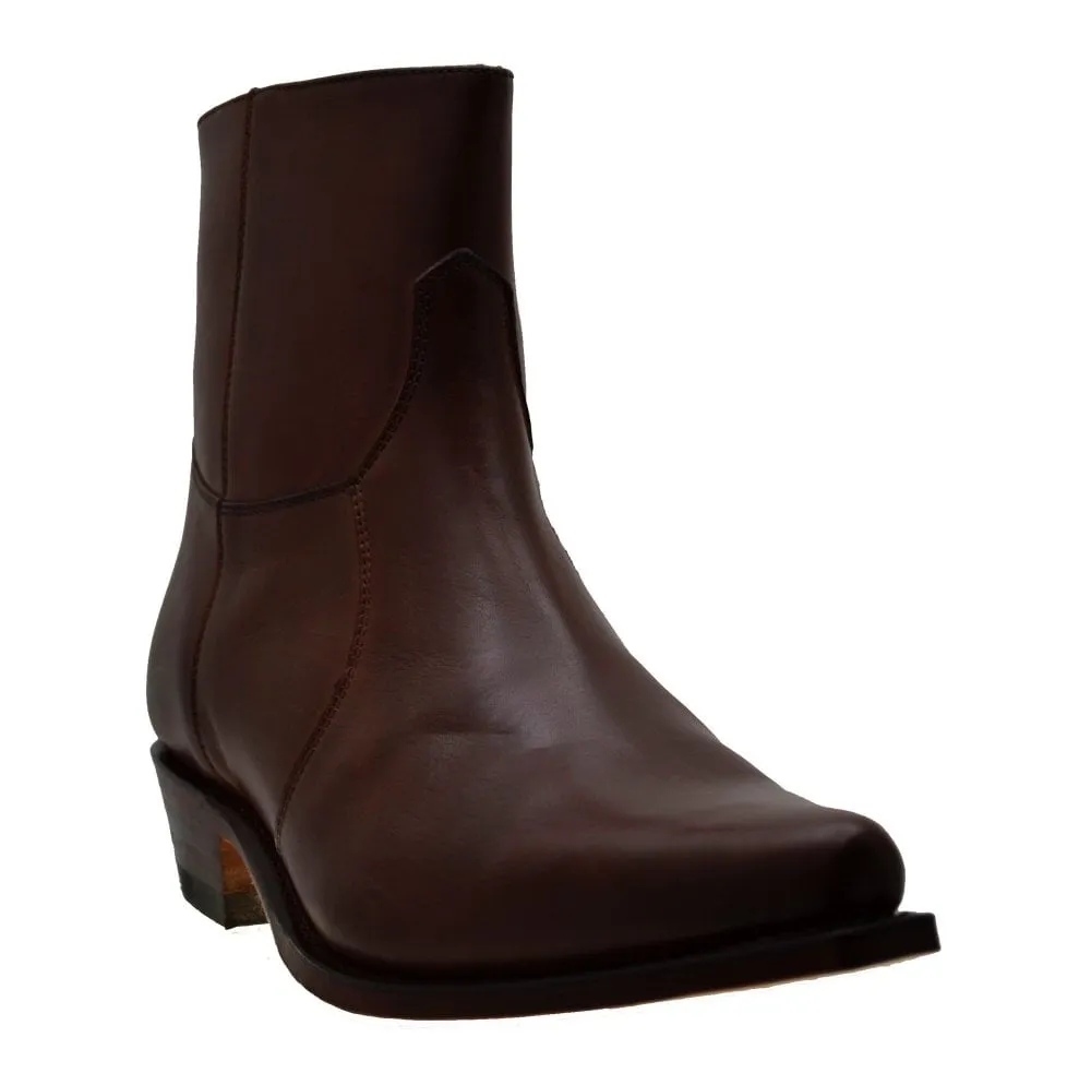 Men's Cowboy Boots Sendra 5200C Brown Leather Cuban Heel last pair size 40