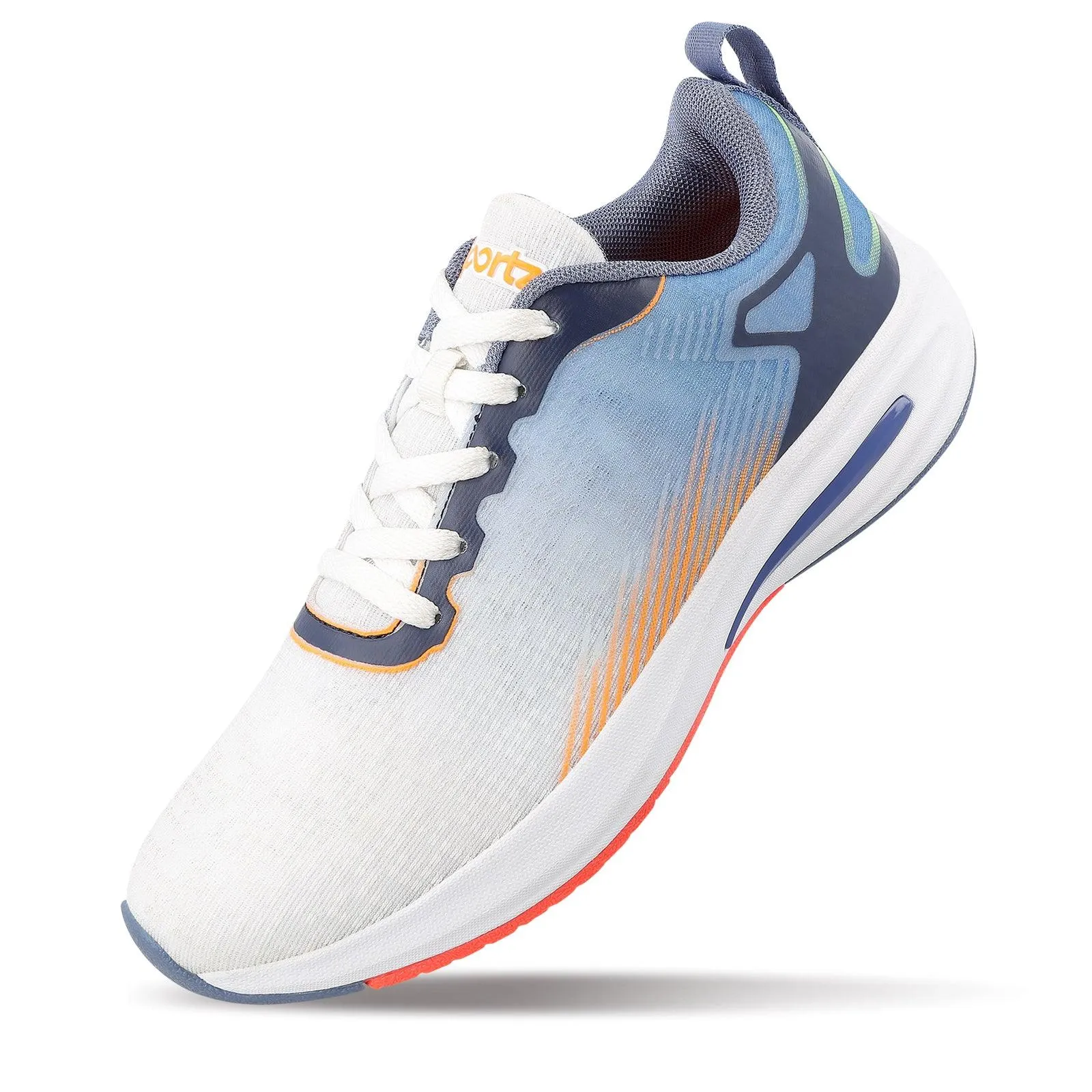 Men's Lace-up Sports Shoe - WS97545 Blue Orange