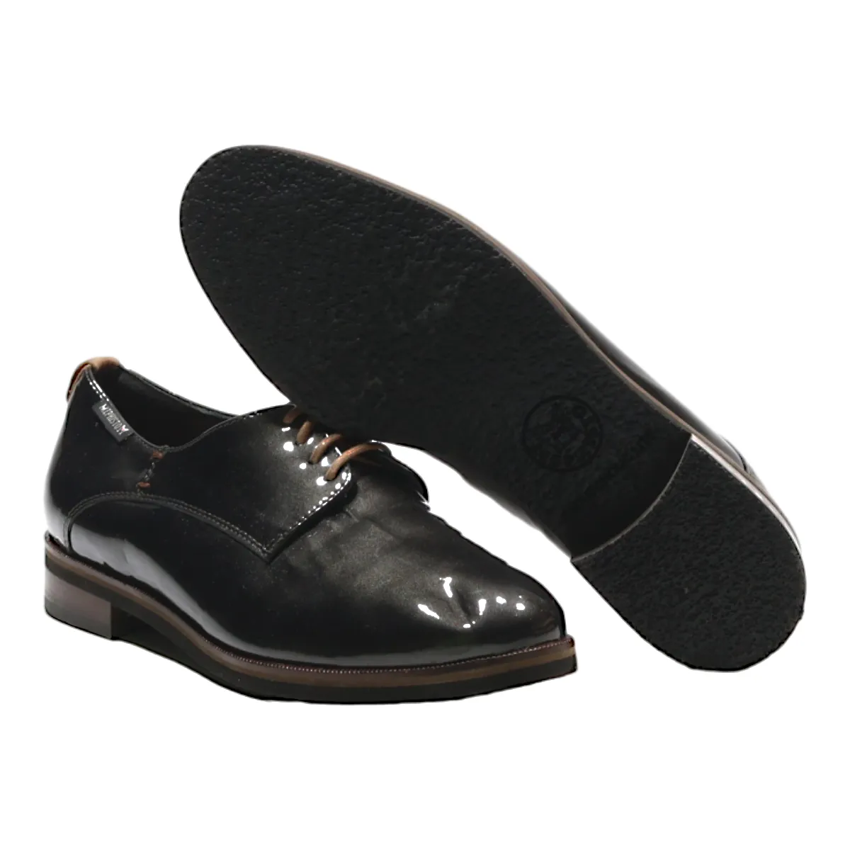 MEPHISTO Oxford Shoes Black Leather Mens UK 7