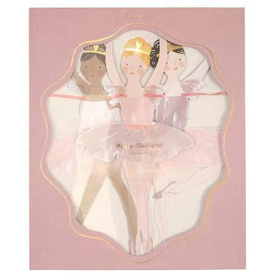 Meri Meri Ballerina Dancer Paper Party Banner